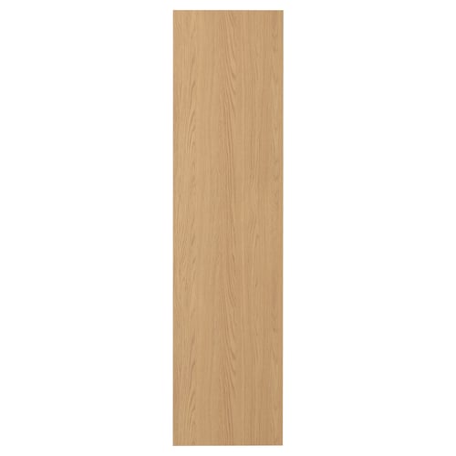 STORKLINTA Puerta con bisagras, efecto roble, 50x195 cm