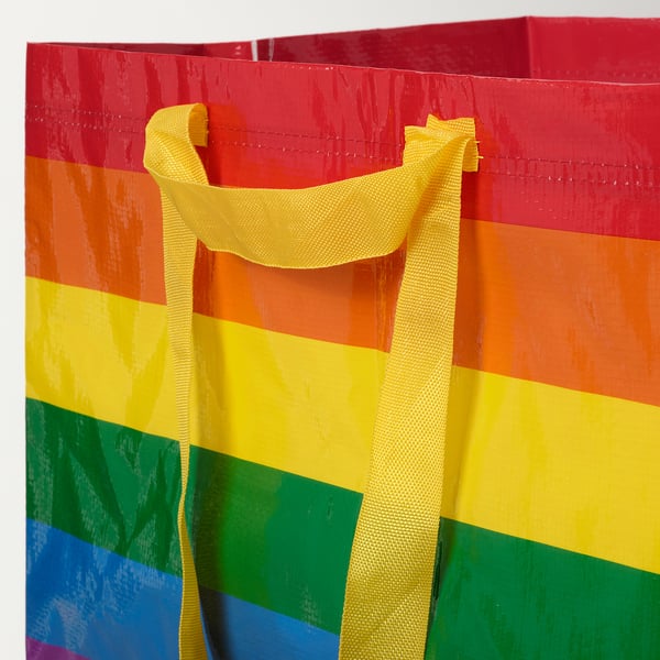 STORSTOMMA Bolsa, grande, multicolor, 71 l