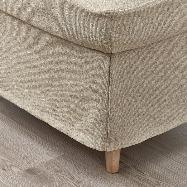 STRANDMON Funda para taburete, Naggen beige