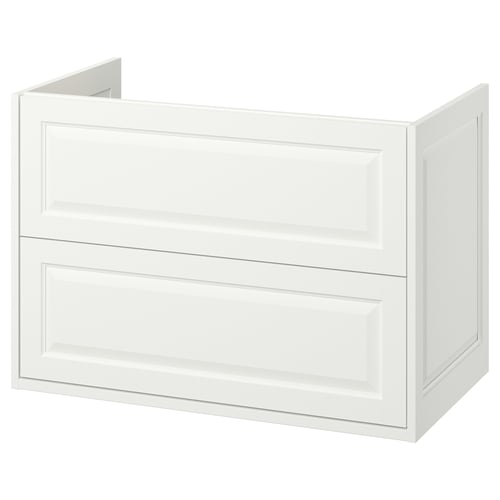 TÄNNFORSEN Mueble lavabo con cajones, blanco, 91x53x64 cm