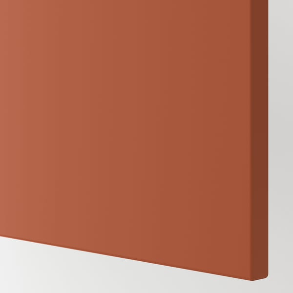 TERRSJÖ Panel lateral, rojo-café, 39x229 cm