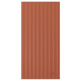 TERRSJÖ Puerta, rojo-café motivo de ondas, 38x76 cm