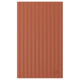 TERRSJÖ Puerta, rojo-café motivo de ondas, 46x76 cm