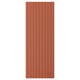 TERRSJÖ Puerta, rojo-café motivo de ondas, 38x102 cm