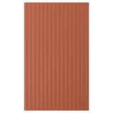TERRSJÖ Puerta, rojo-café motivo de ondas, 61x102 cm