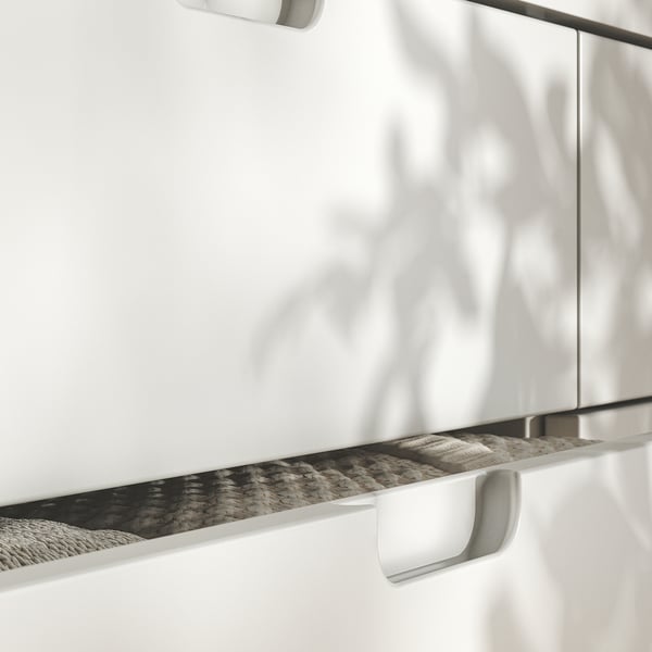 TONSTAD Cómoda de 6 cajones, hueso, 120x47x91 cm