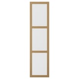 TONSTAD Puerta, roble/chapa vidrio, 50x195 cm