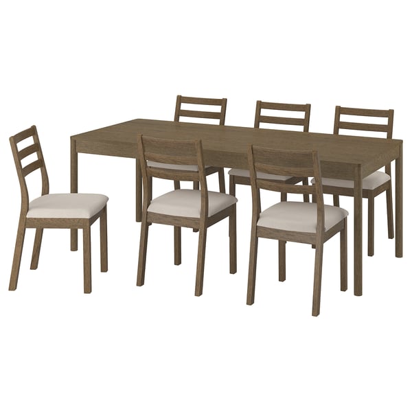 TONSTAD / TONSTAD Mesa y 6 sillas