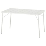 TORPARÖ Mesa, exterior, blanco/plegable, 130x74 cm