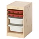 TROFAST Comb almacenaje+caja/bandeja