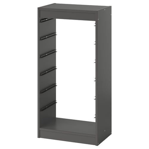 TROFAST Estructura, gris, 46x30x94 cm
