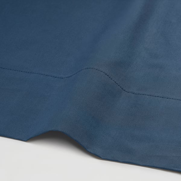 ULLVIDE Juego de sábanas, azul oscuro, King