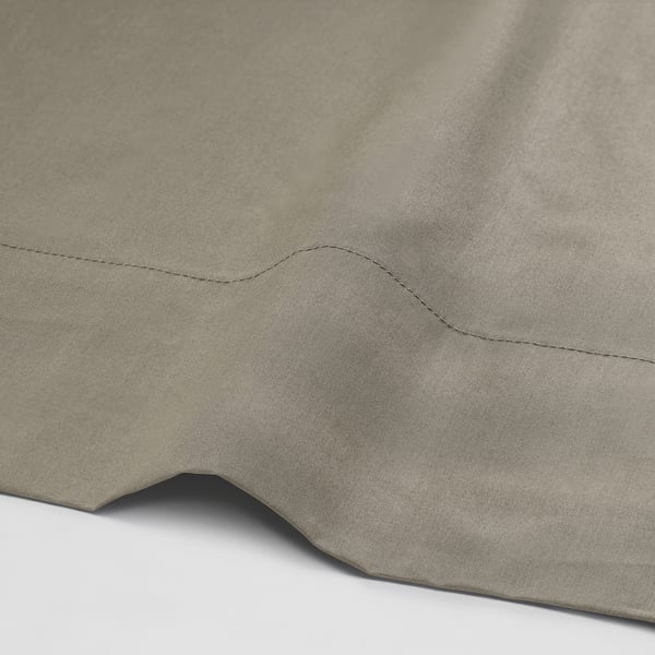 ULLVIDE Juego de sábanas, beige grisáceo, Matrimonial