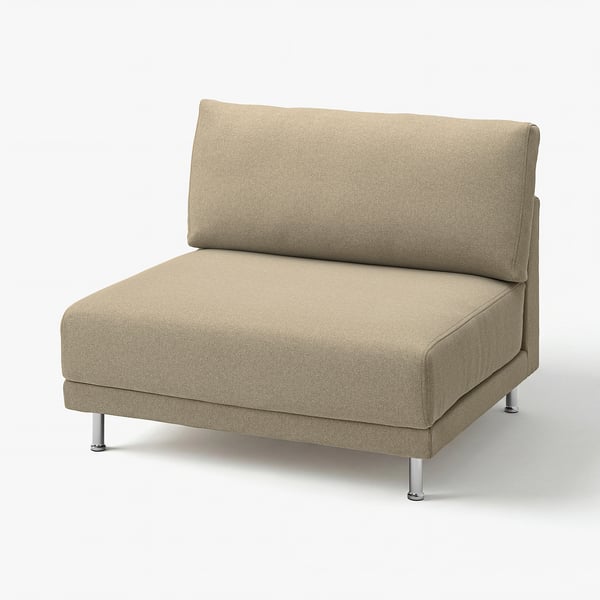 UPPÅKRA Funda para módulo de 1.5 plazas, Johanneshov Café/beige