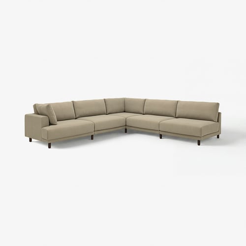 UPPÅKRA Sofá modular esquina, 6 asientos