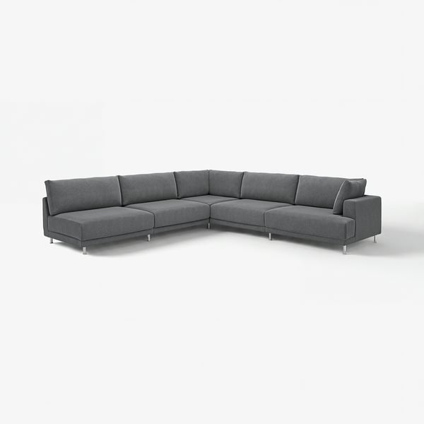 UPPÅKRA Sofá modular esquina, 6 asientos