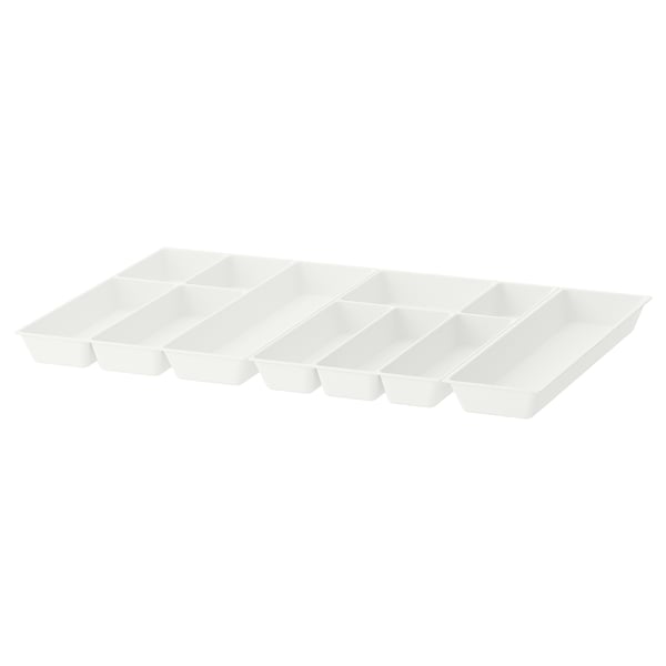 UPPDATERA 2 bandejas cubiertos/bandeja utens., blanco, 81x50 cm
