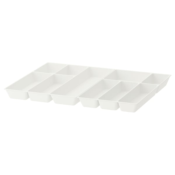 UPPDATERA Bandeja para cubiertos, 2 piezas, blanco, 67x50 cm
