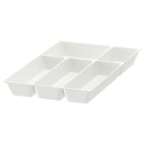 UPPDATERA Bandeja para cubiertos, blanco, 30x50 cm
