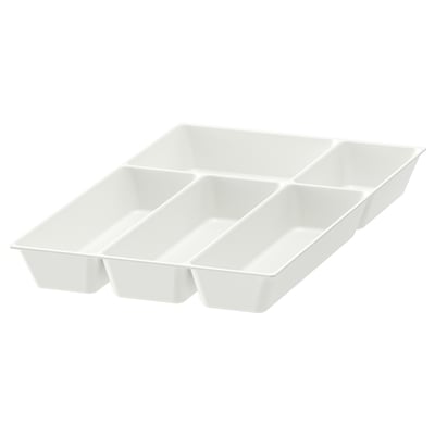 UPPDATERA Bandeja para cubiertos, blanco, 30x50 cm