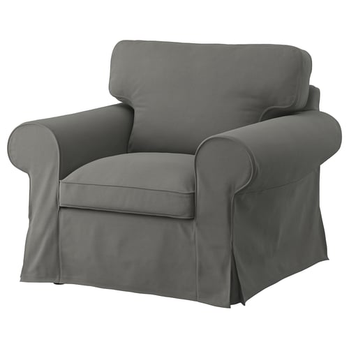 UPPLAND Funda para sillón, Hakebo gris oscuro