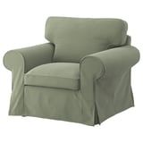 UPPLAND Funda para sillón, Hakebo verde grisáceo