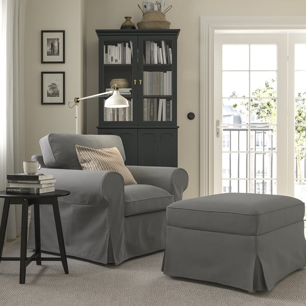 UPPLAND Sillón, Hakebo gris oscuro