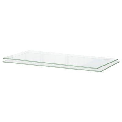 UTRUSTA Entrepaño, vidrio, 76x38 cm