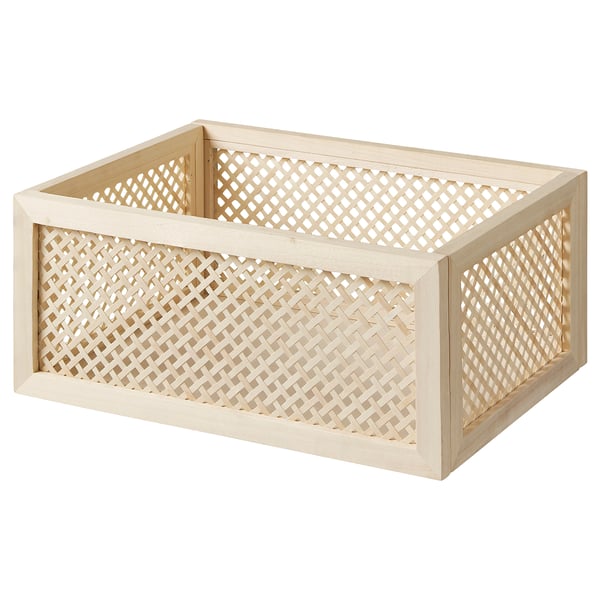 VÄLTNING Caja, natural, 25x35x15 cm