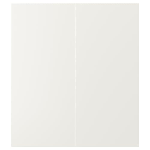 VEDDINGE Puerta de gabinete esquina, 2 pzas, blanco, 33x76 cm