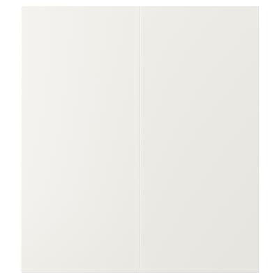 VEDDINGE Puerta de gabinete esquina, 2 pzas, blanco, 33x76 cm