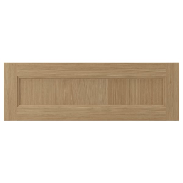 VEDHAMN Frente de cajón, roble, 76x25 cm