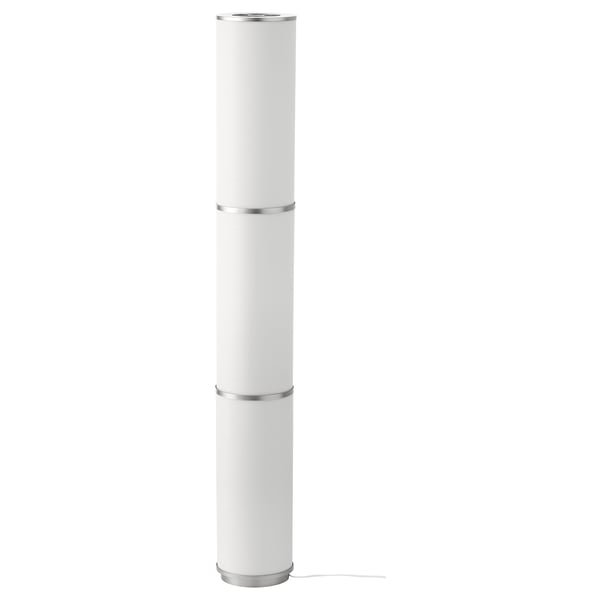 VIDJA Lámpara de piso, blanco, 138 cm