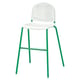 VILDGÅS Silla alta para niños, blanco/verde