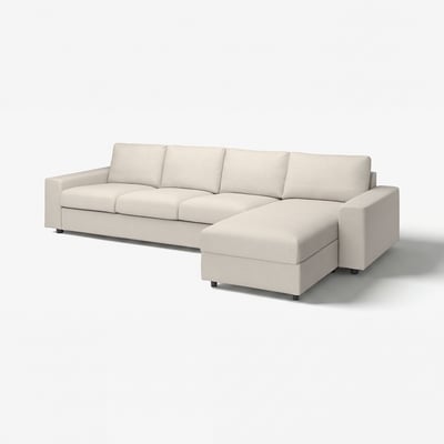VIMLE Funda p/sofá cama4 c/chaiselongue