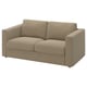 VIMLE Sofá de 2 asientos, Johanneshov Café/beige