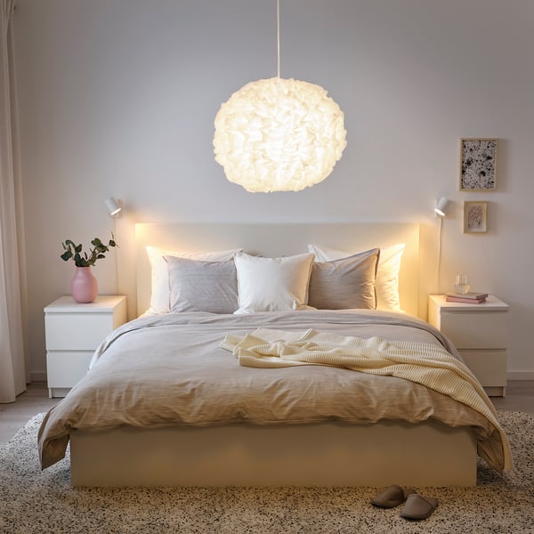 VINDKAST Lámpara de techo, blanco, 50 cm
