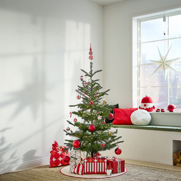 VINTERFINT Árbol Navidad artificial, int/ext verde, 180 cm