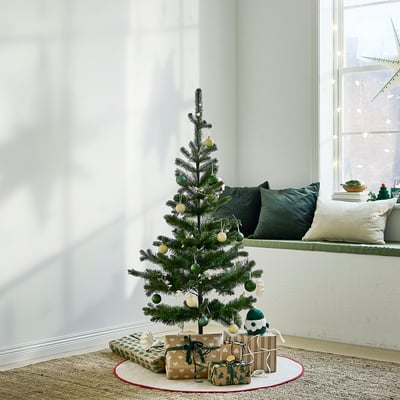 VINTERFINT Árbol Navidad artificial, int/ext verde, 150 cm