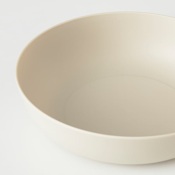 VITABBORRE Plato hondo, beige, 20 cm