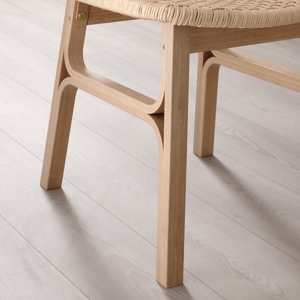 VOXLÖV / VOXLÖV Mesa y 4 sillas, bambú/bambú, 180x90 cm