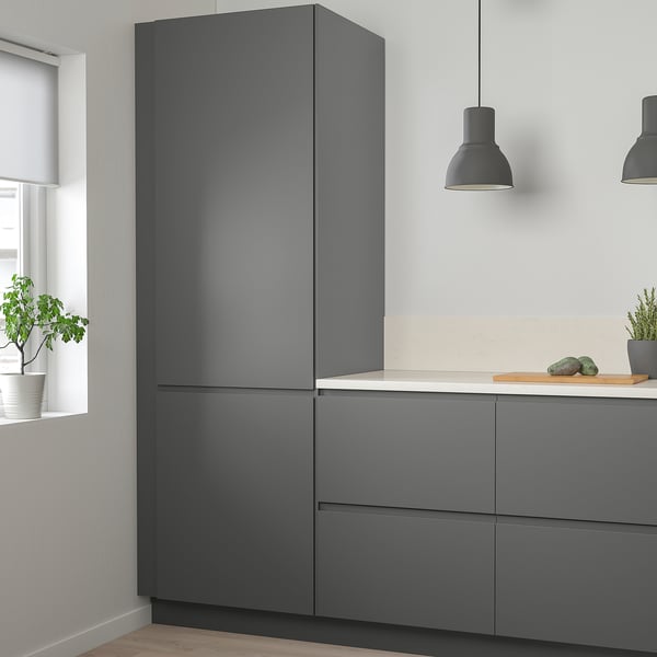 VOXTORP Puerta, gris oscuro, 61x76 cm