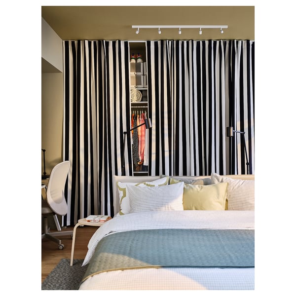 BÄVE LED ceiling track, 5-spots, white