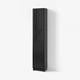 BILLY / HÖGBO Bookcase combination w glass doors, black oak effect/black, 40x30x202 cm