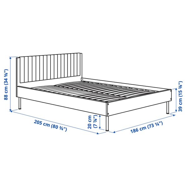 Illustration with measurements for the product: BRUKSVARA.