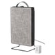 Grey FÖRNUFTIG air purifier with handle, stand, and sensor. Modern, portable design.
