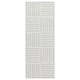 GATUSEKTION grey-white kitchen mat, striped pattern, rectangular, machine washable.