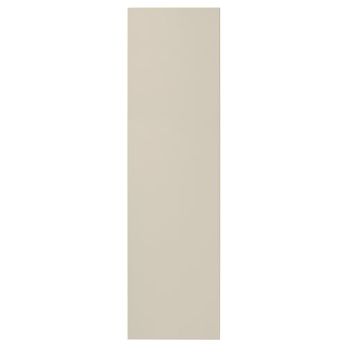 HAVSTORP beige cabinet front, rectangular, smooth acrylic paint finish.