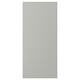 Grey HAVSTORP kitchen cabinet panel, smooth acrylic fiberboard, modern look.
