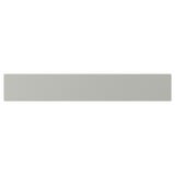 HAVSTORP light grey kitchen cabinet front, smooth rectangular design, acrylic paint, fiberboard material.